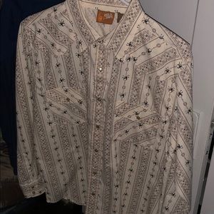 Retro rockabilly cowboy shirt